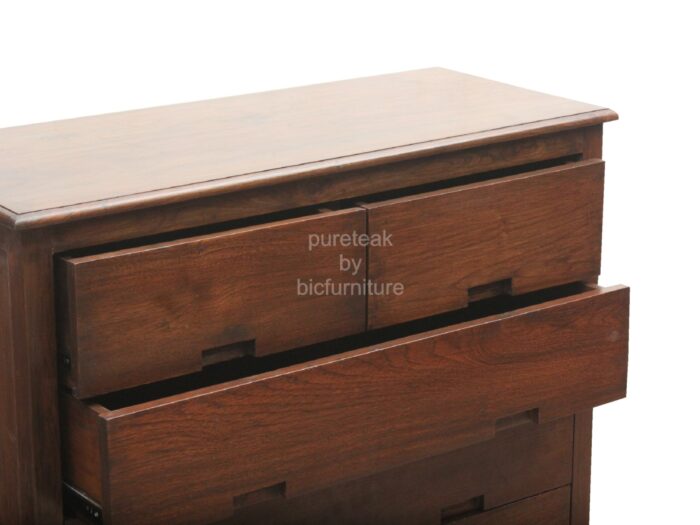 contemporary solid wood chest of drawers with deep storage drawers