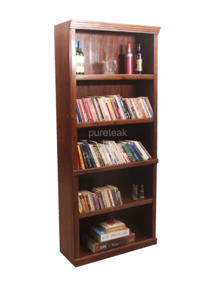 modern bookshelf tall with 4 shelves