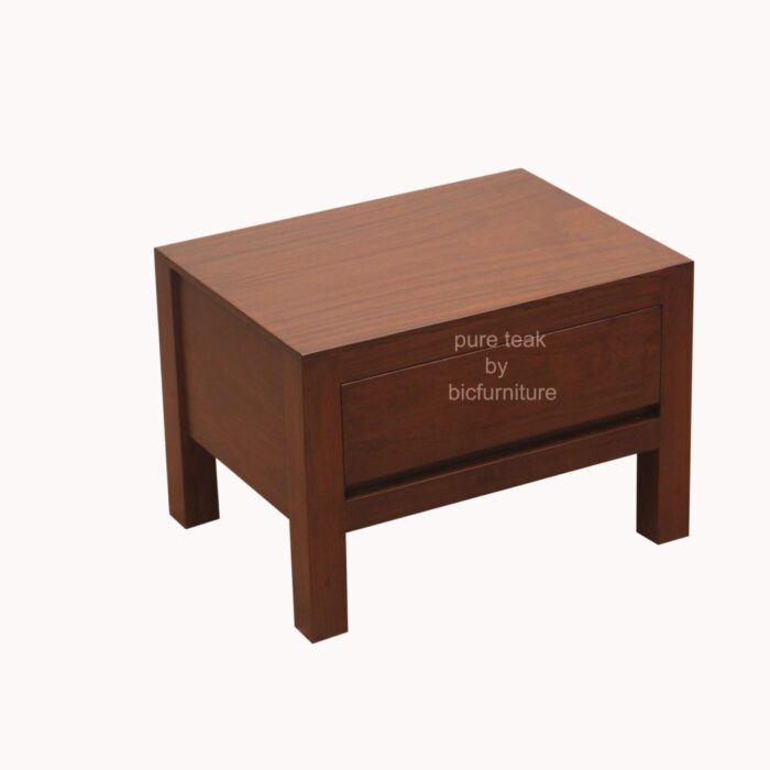 teak wood bedside cum centre table