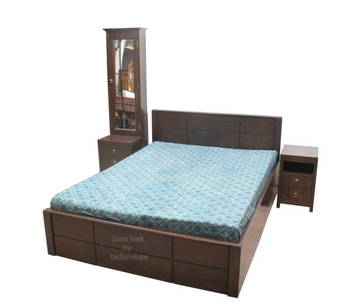 Teak wood bed room set