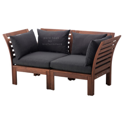 furniture beautiful outdoor couches ikea design ideas with wooden couch with black color seats and backs also cushions outdoor lounge furniture outdoor sofa furniture cozy design ideas of outdoor couc