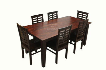 6 seater dining table in sheesham