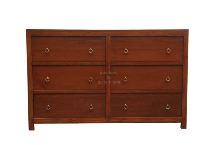 chest of drawer with natural finish
