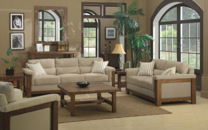 Comfortable Sofa Set With Wooden Frame (WS 921) – Genuine Teakwood ...