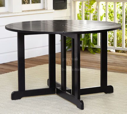 Wooden folding dining table3