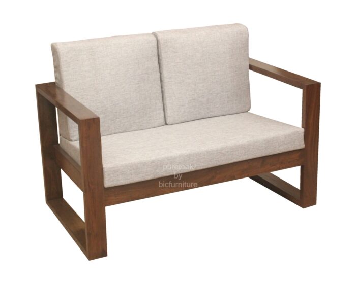 Teak Wood 3 Seater Sofa Set