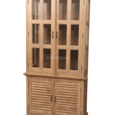 Closed view of teakwood cabinet 1