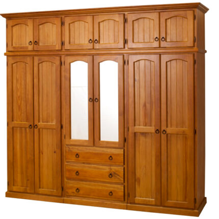 6 door wooden wardrobe with mirror copy copy
