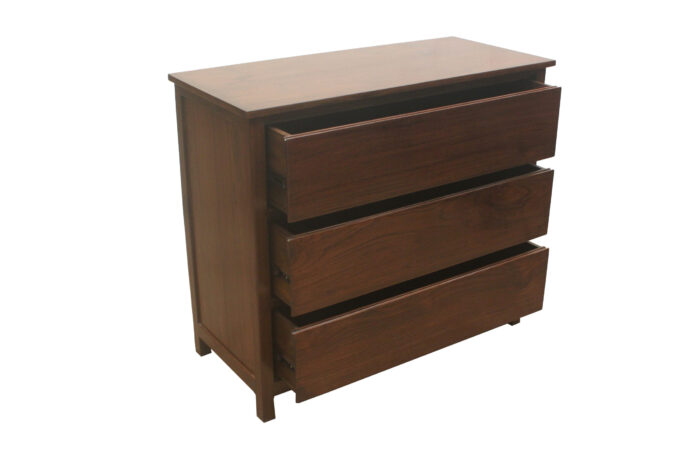 teakwood 3 drawer dresser