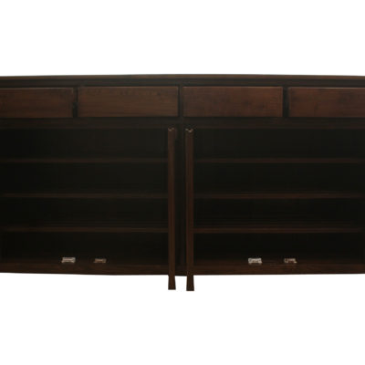 teakwood 4 drawer 4 doors sideboard with louvers 3