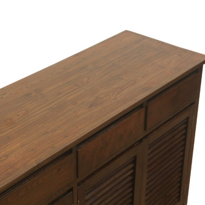teakwood 4 drawer 4 doors sideboard with louvers 5