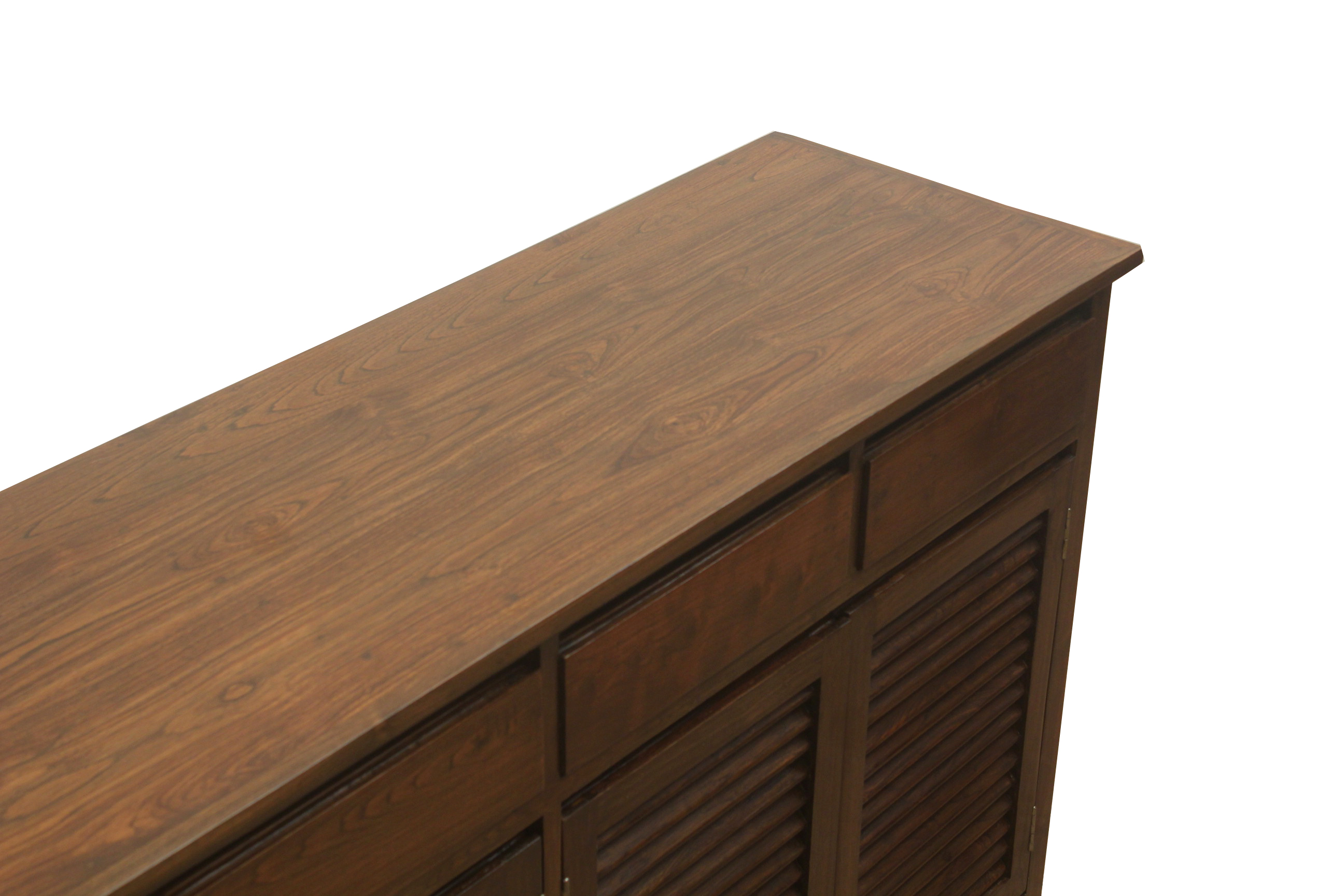 teakwood 4 drawer 4 doors sideboard with louvers 5