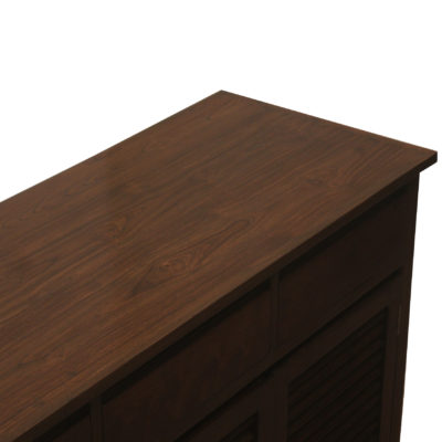 teakwood 4 drawer 4 doors sideboard with louvers 7