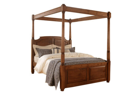 oak 4 poster bed solid wood copy1
