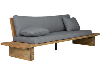 platform rustic wood sofa