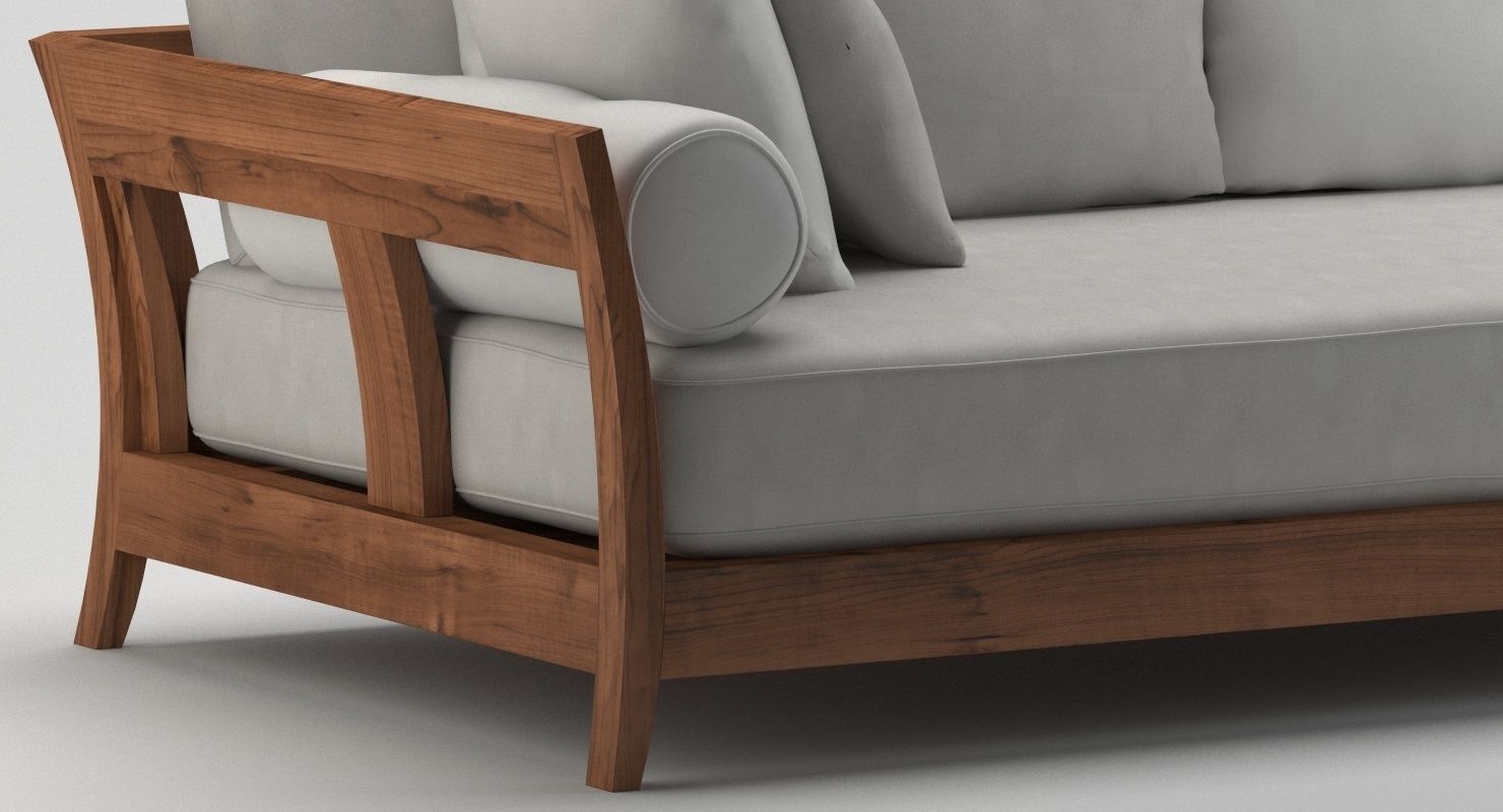 Wooden 3 Seater Sofa Set Ws 87
