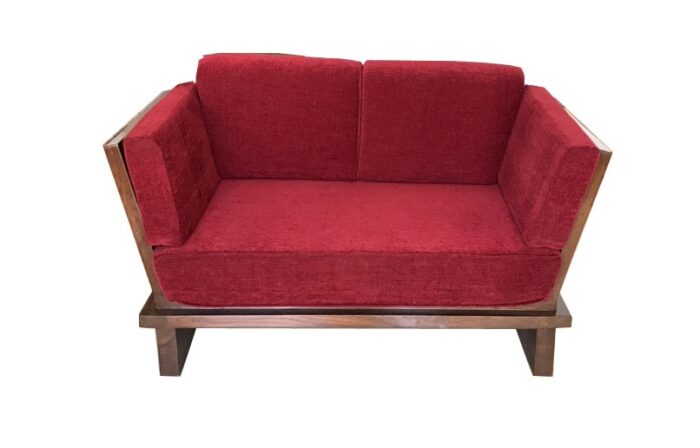 indian fabric 2 seater sofa