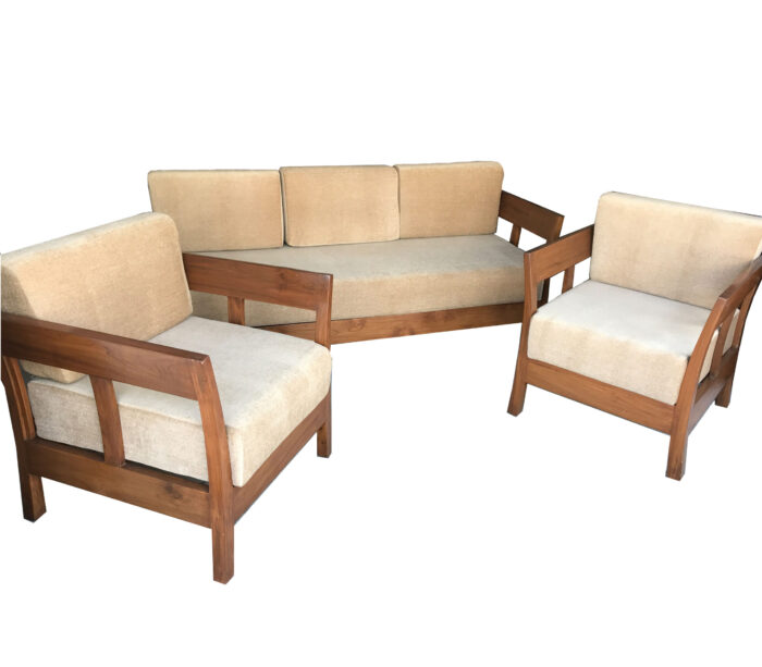 indian teak woodern sofa set