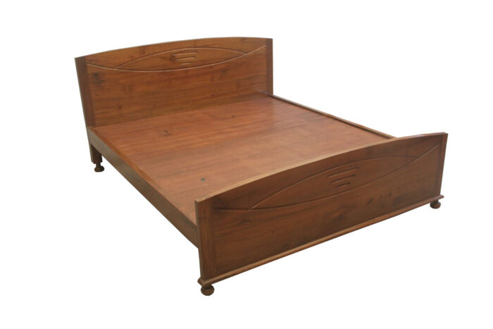 spacious teak bed 1