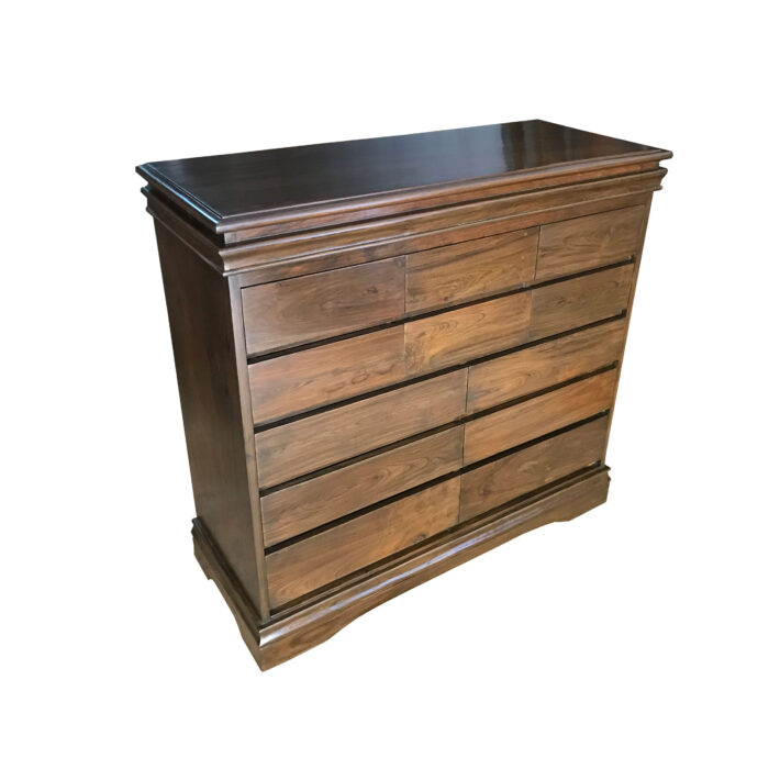 teakwood chest of drawers 10 drawers