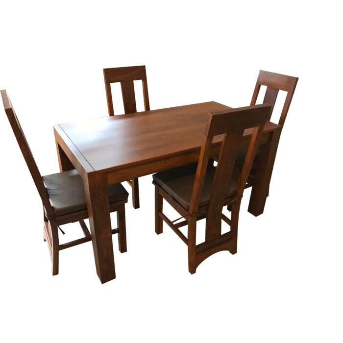 Dinning table with high back chairs 1