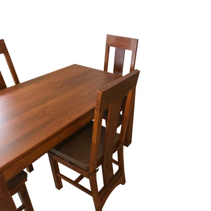 Dinning table with wooden top 1