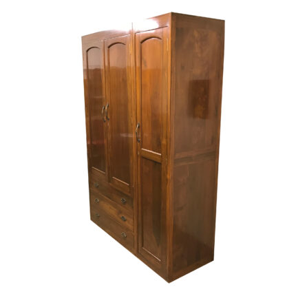 Wooden 3 door wardrobe in teakwood