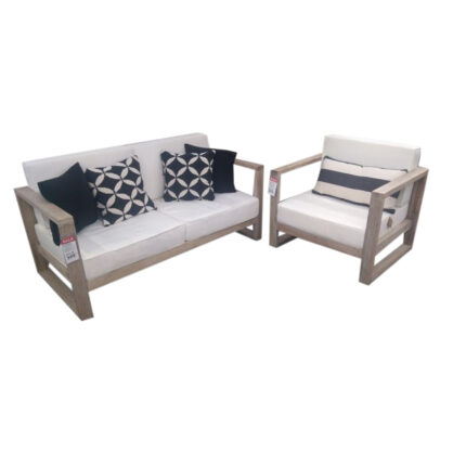 Wooden sofa set 3