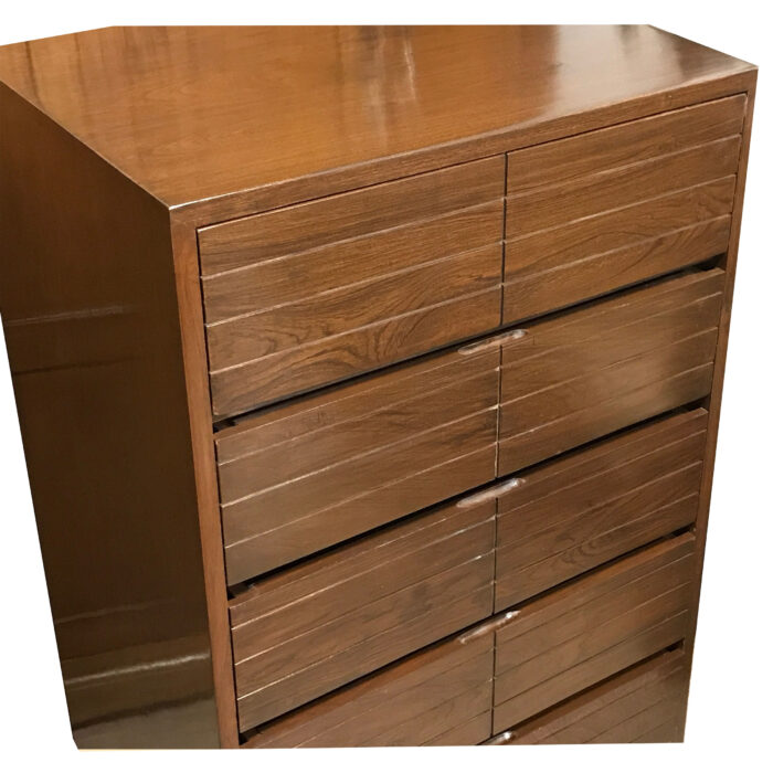 chest with wooden drawers