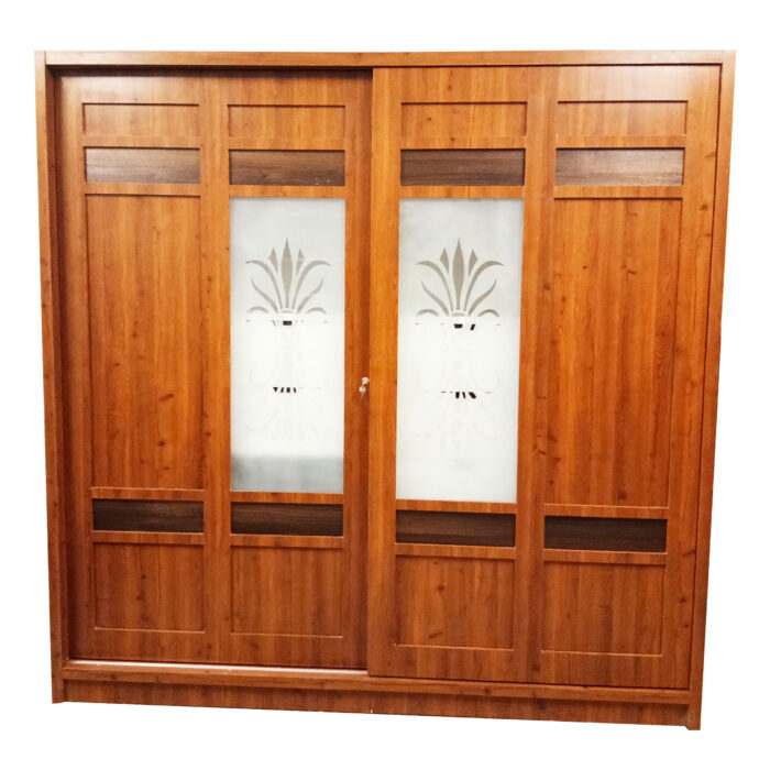 laminate wardrobe with sliding doors