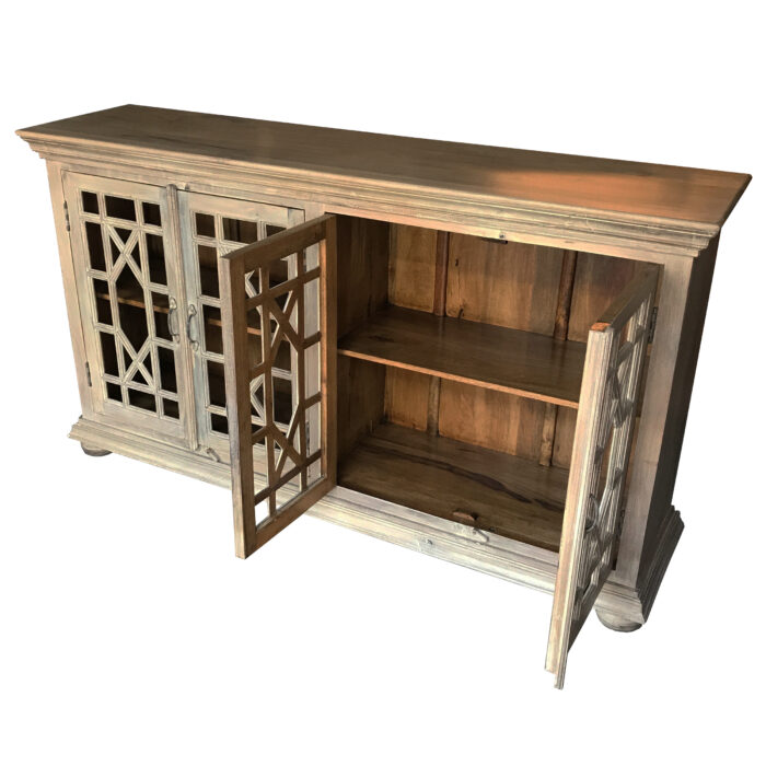 tw cabinet with wooden top