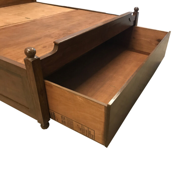 bed with drawer storage