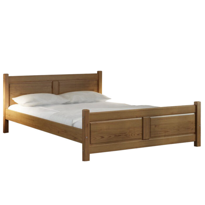 teak wood bed without storage