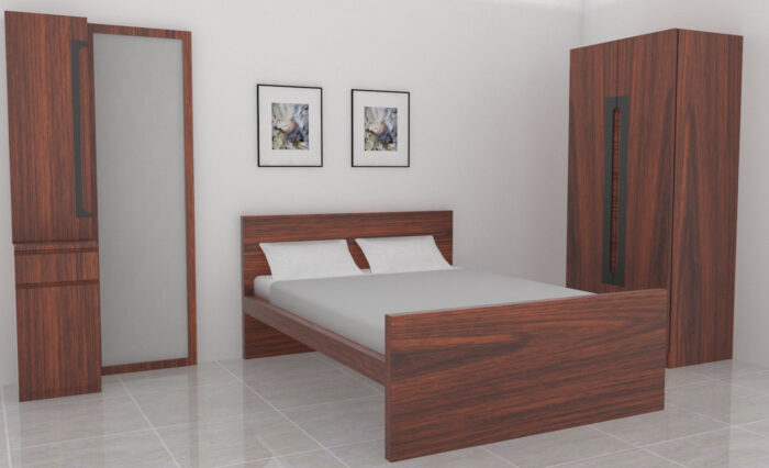 teak veneer bedroom set