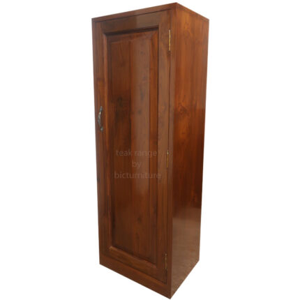 Teakwood single door shoe rack cabinet 3