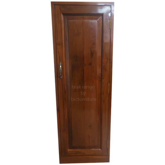 Teakwood single door shoe rack cabinet 4