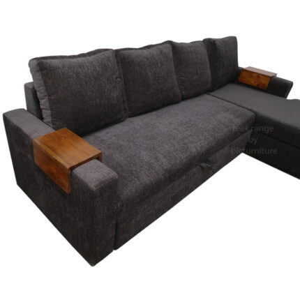 wooden  L shape sofa set Mumbai