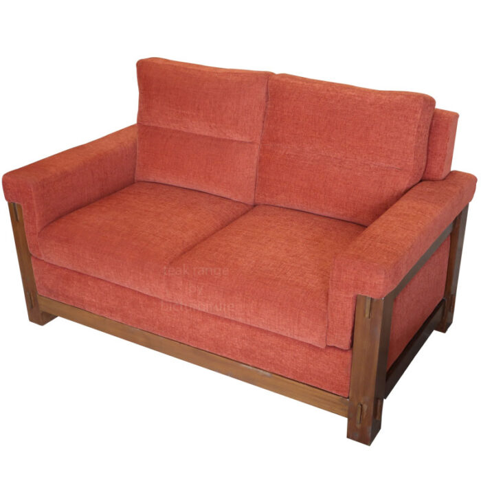 wooden  two  seater  sofa comfortable