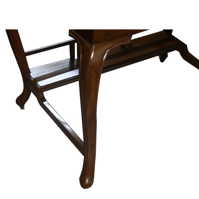 Teakwood roll top writing desk with laptop tray in mumbai