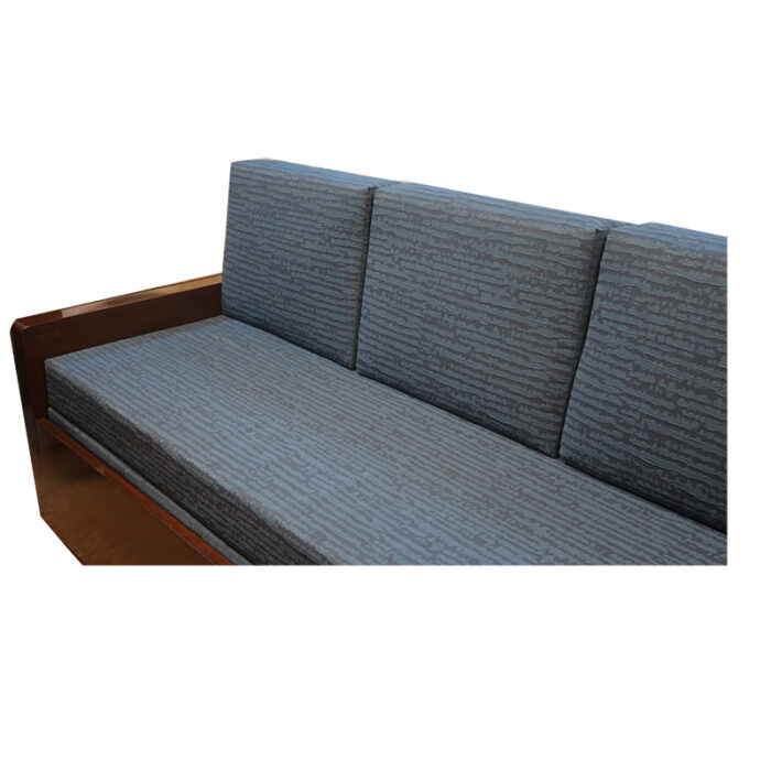 Teakwood sofa com bed with storage mumbai with side tables made to order mumbai