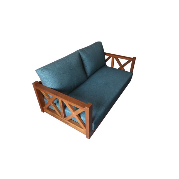 teakwood swing outdoor 2 seater sofa comfortable made to rder