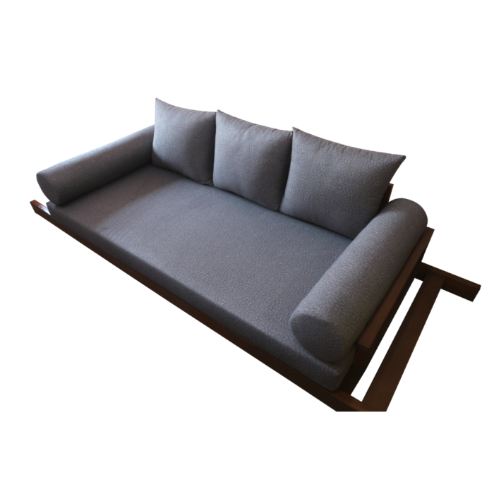 teakwood swing outdoor 3 seater sofa comfortable
