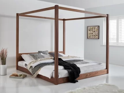 Low Four Poster Bed Image 1